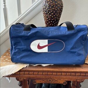 Nike Blue Duffel Bag